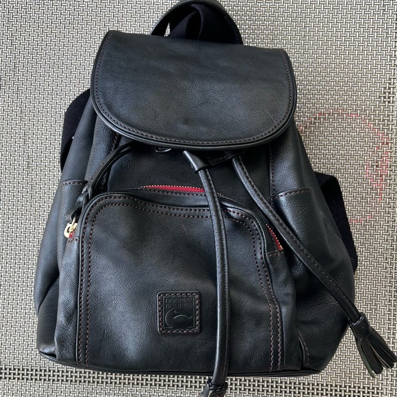 Dooney & Bourke Bags Dooney Bourke Black Leather Backpack Poshmark